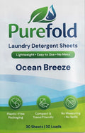 PureFold Laundry Detergent Sheets – 30 Loads (Ocean Breeze)